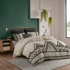 Gulches King/Cal King 3 Piece Flax and Cotton Blended Duvet Cover Set - 4 of 4