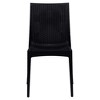 LeisureMod Mace Modern Plastic Dining Side Chair for Indoor and Outdoor, Set of 2 - image 3 of 4