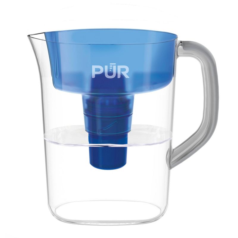 PUR 7 Cup Water Pitcher Filtration System White/Blue PPT700W, 4 of 12