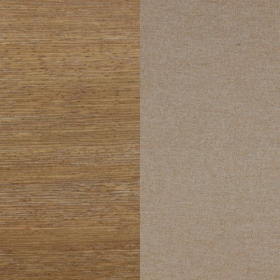 Gracie Flax-Brushed Light Brown Upholstered Wood Dining Chair