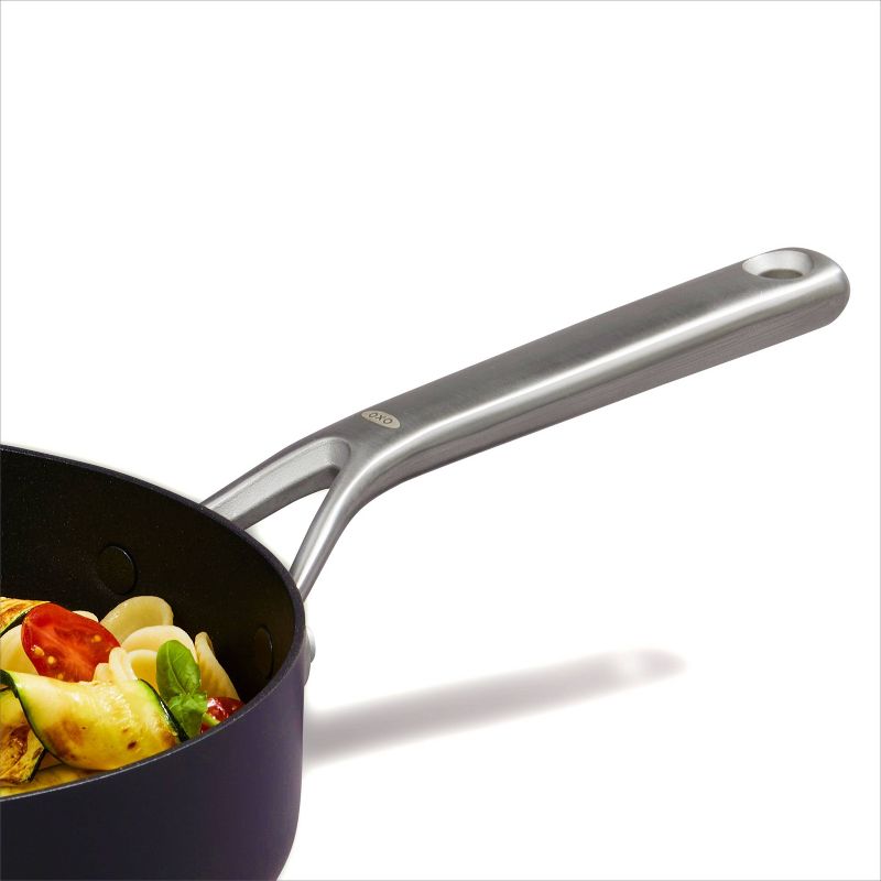 OXO 9.5&#34; Ceramic Pro Non-Stick Skillet with Lid Gray, 6 of 10