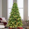 NicBex 6ft Prelit Artificial Christmas Tree with 1228 Branch Tips, 350 Warm White LEDs and Metal Stand for Decoration - 2 of 4