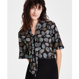 Kasper Womens Floral Tunic Blouse - 1 of 1