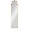 Storied Home Arched Floor Length Metal Framed Wall Mirror Antique Goldleaf: 70 Inch Rectangular Design, No Assembly Required - 3 of 4