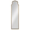 Storied Home Arched Floor Length Metal Framed Wall Mirror Antique Goldleaf: 70 Inch Rectangular Design, No Assembly Required - image 3 of 4