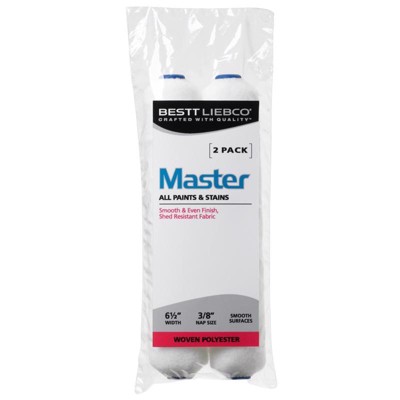 Bestt Liebco Master Woven Polyester 6-1/2 in. W X 3/8 in. Mini Paint Roller Cover 2 pk (Case of 12)