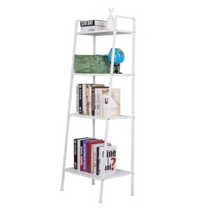 LunaLulinlk White Multifunctional Ladder Plant Planter Bookshelf Storage Rack - 1 of 4