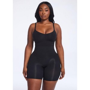 She's Waisted Women's SmoothingSeamless Sculpting High-Waist Shorts Shapewear - 1 of 4