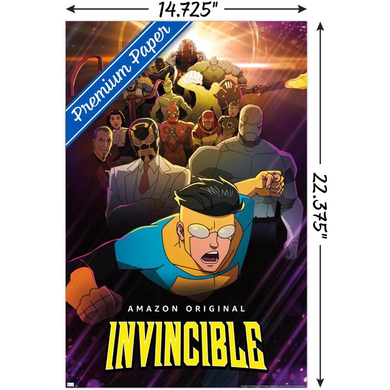 Trends International Invincible - Purple One Sheet Unframed Wall Poster Prints, 3 of 7