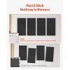 VEVOR 4 PCS Acoustic Panels, 2 inch Thick 23.6 x 11.8 inch Fiberglass Sound Absorbing Panels, Self-adhesive Soundproof Wall Boards, Black - 4 of 4