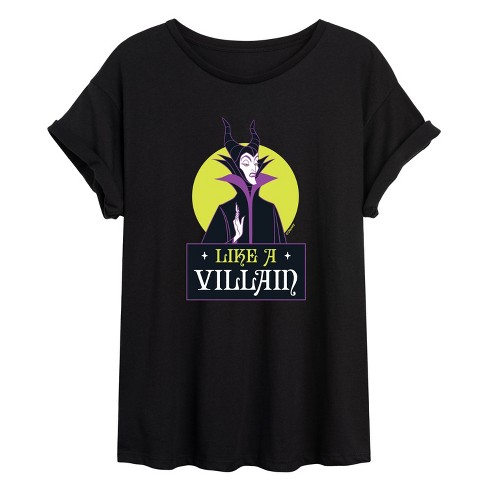 Women's - Disney Villains - Like a Villian Oversized Graphic T-Shirt - image 1 of 4