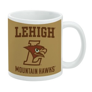 Lehigh University Mountain Hawks Logo Ceramic Coffee Mug Novelty Gift Mugs for Coffee Tea and Hot Drinks 11oz White - 1 of 4