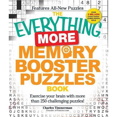 The Everything More Memory Booster Puzzles Book - (Everything(r)) by  Charles Timmerman (Paperback)