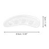 Unique Bargains Concealed Heel Pads One Size Transparent 2 Pair - 4 of 4