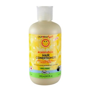 California Baby Calendula Shampoo & BodyWash (8.5 oz) and Calendula Hair Conditioner (8.5 oz) Duo Set - Plant-powered comfort - 1 of 4