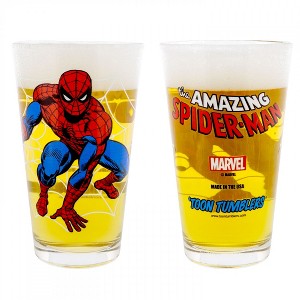 Adult Spider-Man by John Romita Sr. Clear Pint Glass - 1 of 3