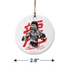 Bruce Lee Signature Porcelain Holiday Christmas Tree Ornament  2.8" (7.1 cm) - 3 of 4