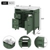 ChicFurnit 30 Inch Bathroom Vanity with Sink Freestanding Bathroom Storage Cabinet with Tip Out Drawer for Bathroom, 30"*18.3"*33.8" - 3 of 4