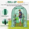 EAGLE PEAK 3-Tier Greenhouse, 8 Wire Shelves, 56.3"x56.3"x76.8", Clear/Green PE Cover - 4 of 4
