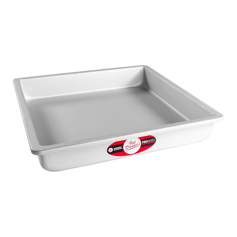 Fat Daddio's Anodized Aluminum Square Cake Pan Solid Bottom, 1 of 5