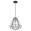 Livex Lighting Knox 1 - Light Pendant in  Shiny Black - 4 of 4