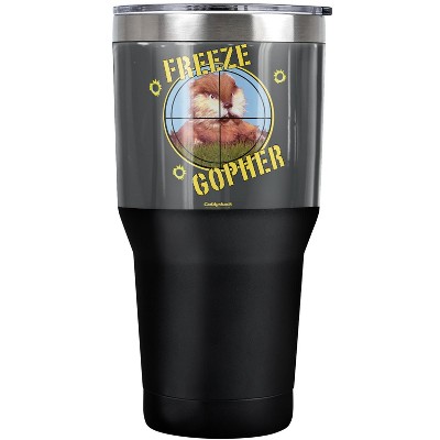 Caddyshack Freeze Gopher Steel Tumbler 30oz Coffee Travel Mug