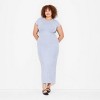 Women's Rib-Knit Short Sleeve Maxi T-Shirt Dress - Wild Fable™ - 2 of 3