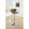Simple Relax Adjustable Faux Leather Bar Stools Espresso Set of 2 - 2 of 4