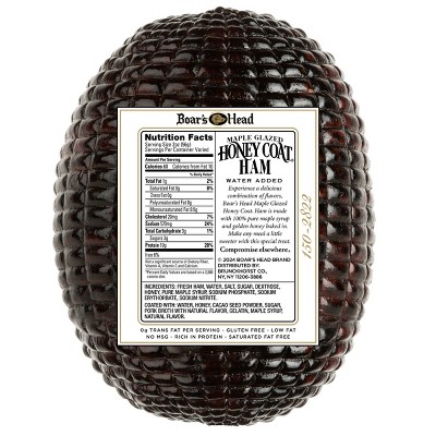 Boar's Head Maple Honey Ham - Deli Fresh Sliced - price per lb
