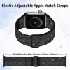 HTUTWOO Shiny Apple Watch Band, Nylon Stretchy Strap 38/40/41/42/44/45/49mm for iWatch Series 11 10 9 8 7 6 5 4 3 2 1 SE Ultra - 4 of 4