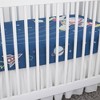 Disney Baby Toy Story Buzz Lightyear Photo Op Fitted Crib Sheet - Blue and Green - 4 of 4