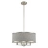Livex Lighting Park Ridge 4 - Light Chandelier in  Brushed Nickel - 3 of 4