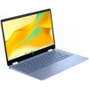 HP 14a-nf 14" HD Chromebook, Intel N100, 4GB, 128GB, Chrome OS - Blue - Manufacturer Refurbished - 3 of 4