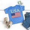 The Juniper Shop USA Flag Solid Toddler Short Sleeve Tee - 3 of 4