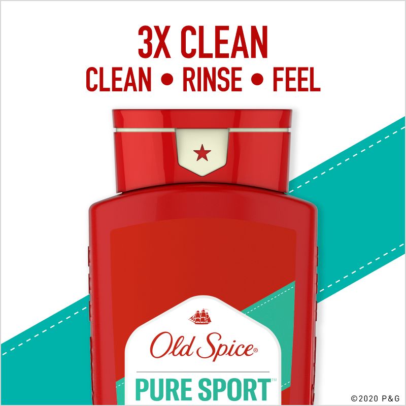 Old Spice High Endurance Pure Sport Body Wash, 3 of 9