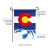 Evergreen Flag Colorado State Garden Applique Flag - 2 of 4