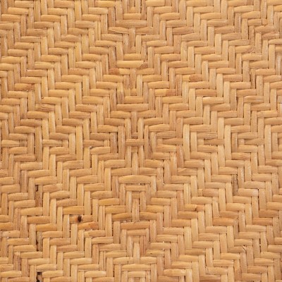 Serene Bohemian Natural Brown Rattan Adjustable Counter Stool