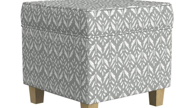Cole Classics Square Storage Ottoman with Lift Off Top - HomePop, 2 of 12, play video