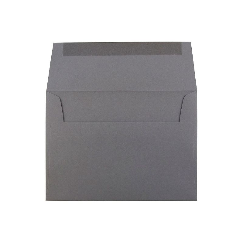 JAM Paper A6 Invitation Envelopes 4.75 x 6.5 Dark Grey 36396433, 2 of 3