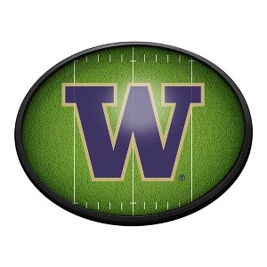 College Football On the 50 Design Oval Slimline Lighted Wall Sign - 1 of 4