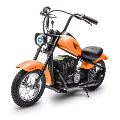 Electric Dirt Bike for Kids: 15MPH, 150lb Max, 24V/300W Motor, 2-Speed, LED Lights, Air Tires