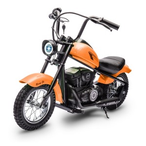 Electric Dirt Bike for Kids: 15MPH, 150lb Max, 24V/300W Motor, 2-Speed, LED Lights, Air Tires - 1 of 4