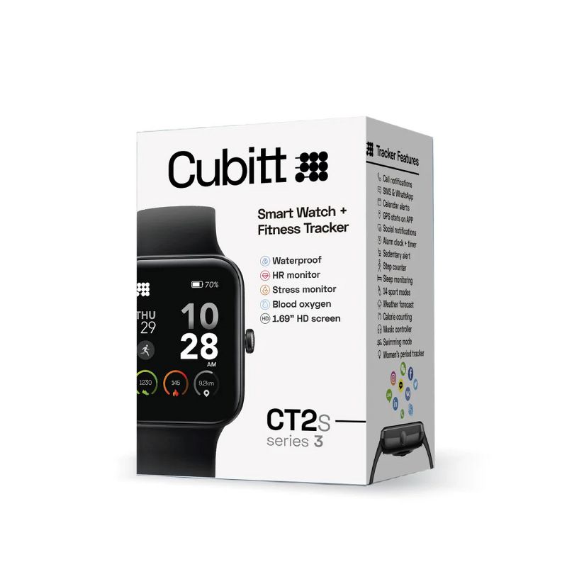Cubitt CT2S Series 3 Smart Watch / Fitness Tracker, 5 of 6