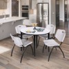 Dali Round Tapered Leg Dining Table - Regency - 4 of 4