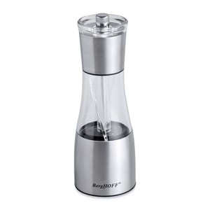 BergHOFF Essentials Salt & Pepper Mill, Corrosion Resistance, Acrylic Holder, Ceramic Grinding Mechanism - 1 of 4