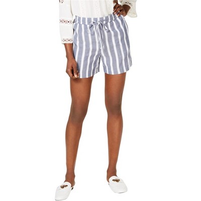 I.N.C International Concepts Womens Resort Casual Walking Shorts, Blue, Medium