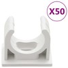 vidaXL Cable Trunkings with Clips Ã˜1" 98.4' PVC - 4 of 4