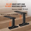 VEVOR Ladder Levler, 23.4 L x 11.4-18 in H Support Surface, Steel Ladder Leveling Tool, Folding Pitch Hopper, Stair Ladder Stabilizer, Black - 3 of 4