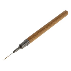 Unique Bargains Nail Painting Brushes for Polish Painting Home DIY Brown 1 Pc - 1 of 4