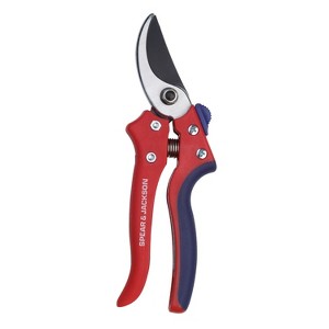 Spear & Jackson Razorsharp Bypass Pruning Shears, SK5 Carbon Steel Blades, Coated for Corrosion Resistance, Ergonomic Handles for Comfortable Use - 1 of 3